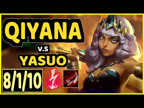 MAGIFELIX (QIYANA) vs YASUO - 8/1/10 KDA MID CHALLENGER GAMEPLAY - EUW