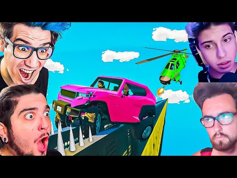 Tentei jogar essa CORRIDA VAI E VOLTA com D4RKFRAME NIKKI e BRINE mas é IMPOSSÍVEL !! - GTA V ONLINE