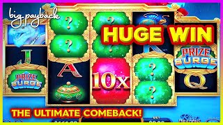 HUGE WIN REDEMPTION on River Dragons Jade Slots!