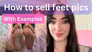 How to sell feet pics with example pictures | How much I made November 2023 | Example Poses