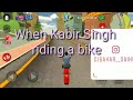 When Kabir Singh Riding A Bike In A Game