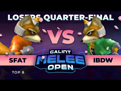 Galint Melee Open: Spring Edition - SFAT (Fox) vs iBDW (Fox) - Top 8 Losers Quarter Final