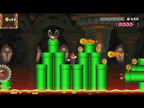 2-2 Butter Lake by снгίς - SUPER MARIO MAKER - NO COMMENTARY 1bi