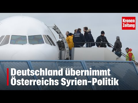 Germany adopts Austria's Syria policy | krone.tv NEWS