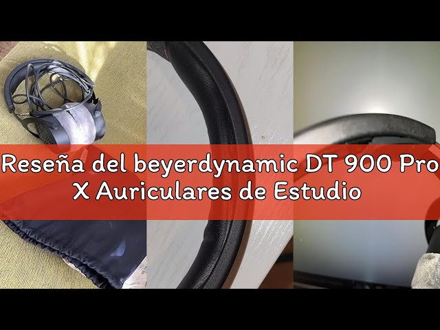 Vídeo relacionado con beyerdynamic DT 900 Pro X Auriculares de Estudio Abiertos con Controladores Stellar.45 para Mezclar y masterizar en Todos los Dispositivos de reproducción