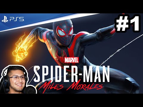 SPIDER-MAN MILES MORALES PS5 Walkthrough Gameplay Part 1 - INTRO (Playstation 5)