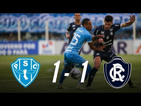 Paysandu 1 X 1 Remo Melhores Momentos (Re-Pa Pegou fogo no final) Parazão 2022