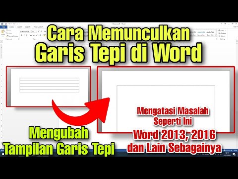 Cara Memunculkan Garis Di Word 2013