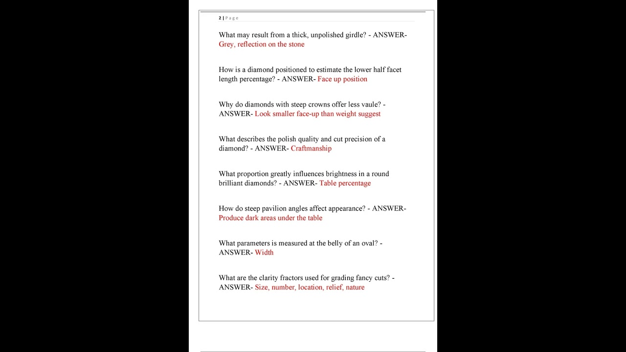 GIA DIAMONDS AND DIAMOND GRADING FINAL EXAM NEWEST ACTUAL EXAM COMPLETE 180 QUESTIONS AND CORRECT DE