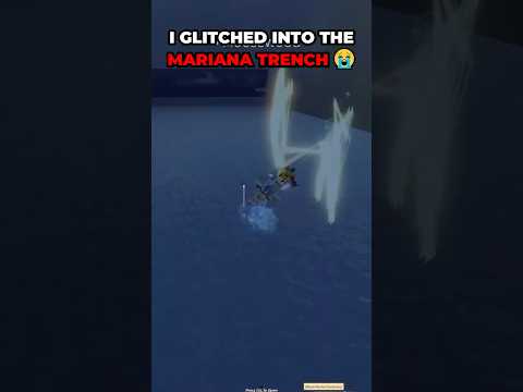 I GLITCHED AND FELL INTO MARIANA'S VEIL 💀 #fisch #roblox #robloxmeme #robloxshorts #gaming