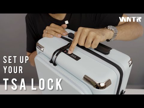 How to Set & Reset the TSA Lock on Your Suitcase (Step-by-Step) WNTR Strunk™ | WNTR Dawn Series