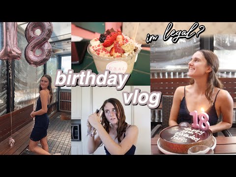 MY 18th BIRTHDAY VLOG + GRWM | spa day + bday party