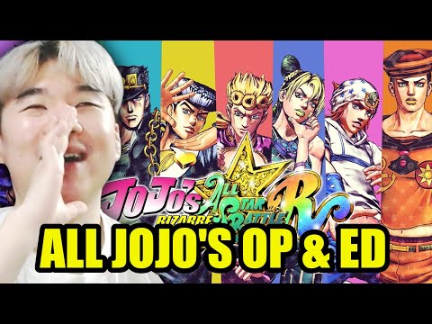I Reacted to ALL JOJO'S BIZARRE ADVENTURE OPENING & ENDINGS