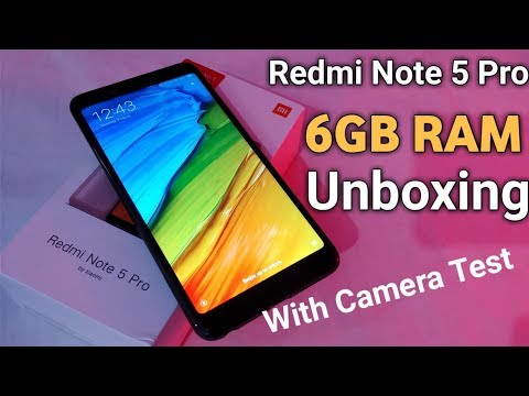 Xiaomi Redmi Note 5 Pro Unboxing (6GB RAM) Full Detailed Review with Camera Test Video