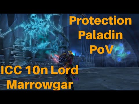 [ICC 10n] Protection Paladin Tanking vs Lord Marrowgar - Warmane Icecrown 3.3.5