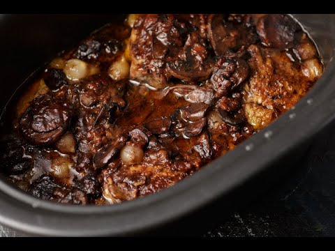Slow Cooker Coq Au Vin