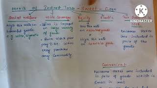 Class 10 Economic applications, Role of state in Economic development- Merits of Indirect Tax