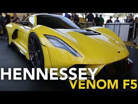 Hennessey Venom F5 First Look, 1,600 HP! | 2017 SEMA Show