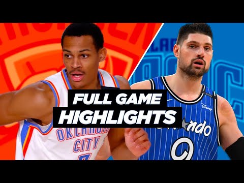 THUNDER at MAGIC FULL GAME HIGHLIGHTS | 2020-21 NBA Season