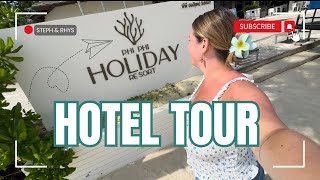 Hotel Tour - Phi Phi Holiday Resort 🌴 | honest review as well. Thailand, Phi Phi