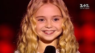 Эмили Мошкина &quot;You raise me up&quot; – выбор вслепую – Голос. Дети 3 сезон