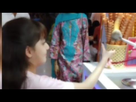 Turkish icecream at Centaurus