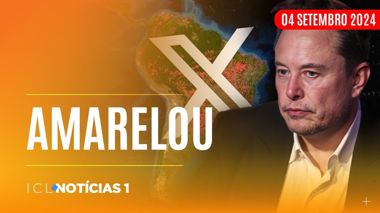 ICL NOTÍCIAS - 04/09/24 - STARLINK DE ELON MUSK SE RENDE E BLOQUEIA X NO BRASIL