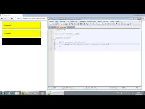 027 Multiplos eventos na mesma declaração de jQuery