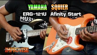 Video thumbnail for Improvise l Yamaha ERG-121U / Squier Afinity Start by Music Arms