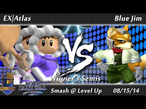 EX|Atlas VS BlueJim - Melee Singles - Smash @ Level Up