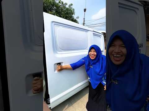 Cara buka pintu mobil mbg #shorts