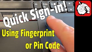 How to Set up Fingerprint and Pin Code Sign-in - Lenovo Thinkpad