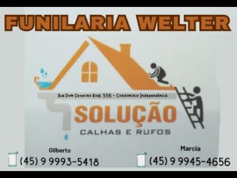 Funilaria Welter – a solução completa em calhas, rufos e estruturas metálicas.