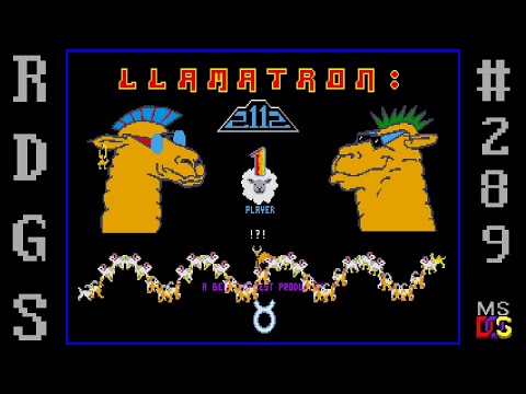Random DOS Game Show #289: Llamatron (1992)