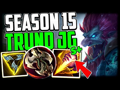 TRUNDLE PEAK JUNGLER (FILTHY PLAYSTYLE) - How to Play Trundle Jungle & Carry Low Elo Season 15