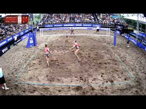 Менегати\Готтарди Италия - Paulikiene/Raupelyte LTU, полуфинал Сакуарема, Челендж 2023