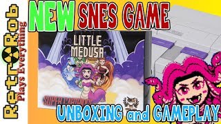 NEW SNES GAME! Little Medusa Unboxing, Gameplay and Thoughts
