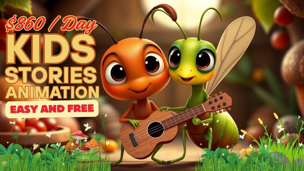 How to Make Kids 3D - Animated Stories Video  | Fast, Easy and Free