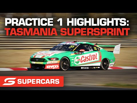 SUPERCARS 2022 タスマニアSuperSprint FP1ハイライト動画