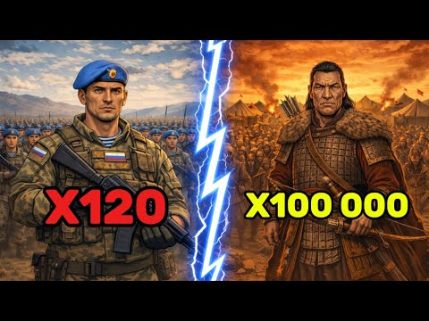 120 ДЕСАНТНИКОВ ВДВ ПРОТИВ 100 000 ОРДЫ АТТИЛЫ