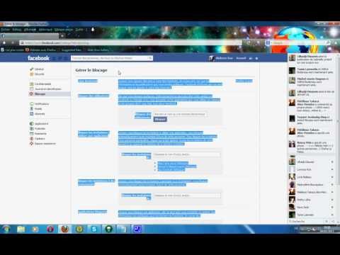 comment débloquer sur facebook