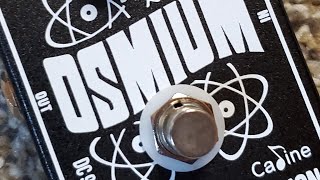 Video thumbnail for Review and Demo!! Caline Osmium High Gain Distortion Pedal!! Heavy Metal Christmas Present. by Beers N Gears
