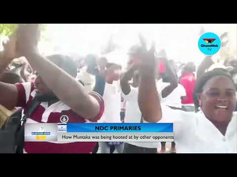 How Muntaka was being hooted at by other opponents