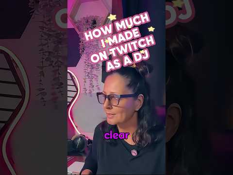 How Much I Made On Twitch as a DJ #livestreaming #dj