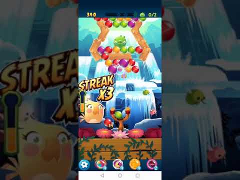 Angry Birds Pop Bubble Shooter HARD level 423 3 STARS NO BOOSTERS #angrybirdspopbubbleshooter