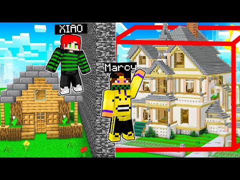 XIAO HA IMBROGLIATO MARCY NELLA GARA DI COSTRUZIONE DI MINECRAFT