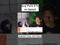 GUY PULLS GUN ON SPEED...