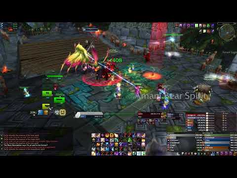 Zul'Aman - Full clear + Bear Run - Solo heal Holy Priest PoV