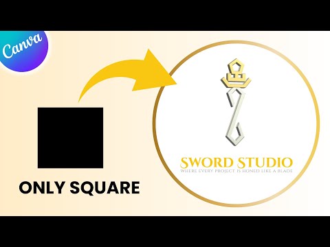 Create a Professional Monogram Logo Using Canva Shapes Step by Step