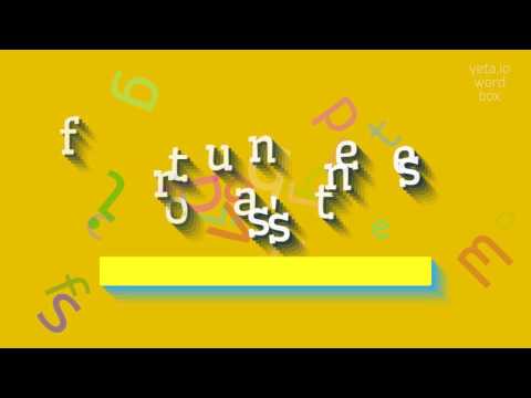 FORTUNATENESS'S - HOW TO PRONOUNCE IT? #fortunateness's